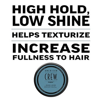 American Crew Men's Hair Fiber - High Hold Low Shine 3oz