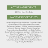EcoZinc Natural Mineral Sunscreen SPF50 TINTED 100g