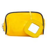 BAG Yellow Cosmetic Bag with Mirror #B