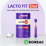 Lacto-Fit Diet Purple Slim Probiotics 60 Pack | Korean Gut & Metabolic Support Supplement