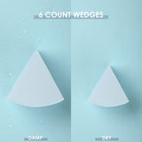 FOCALLURE - Match Max Make Up Sponge - 6 Count Wedges #08 Light Blue - 1pc