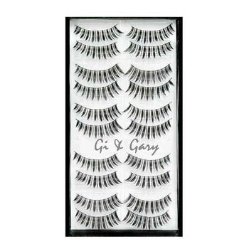 Gi & Gary Professional Eyelashes(10 pairs) - Wild Rose  K3 Black - Fixe