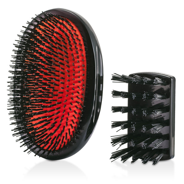 Mason Pearson Boar Bristle - Large Extra Military Pure Bistle Large Size Hair Bush (Dark Ruby)  1pc