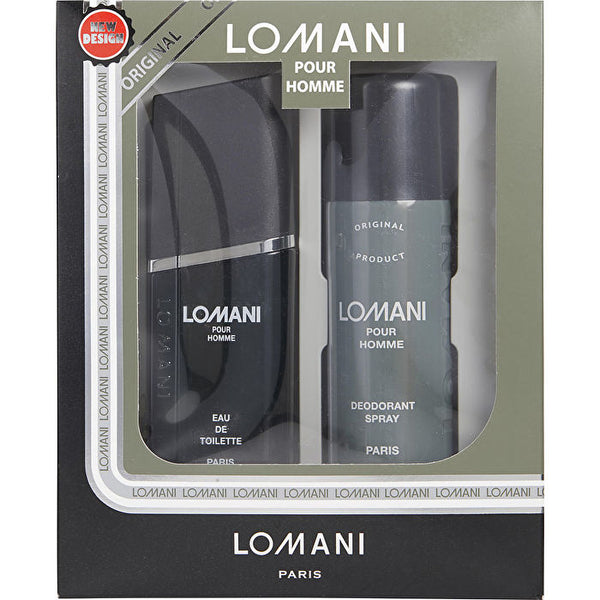 Lomani Eau De Toilette Spray & Deodorant Spray 6.6oz 3.3oz