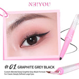 NEIYOU Angled Double Sides Gel Eyeliner – Waterproof & Smudge-Proof Dual-Ended Eyeliner Pen for Precise Cat-Eye & Long-Lasting Eye Makeup