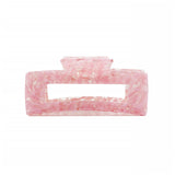 French Rectangle Hair Claw Clip –  Acrylic (Large)