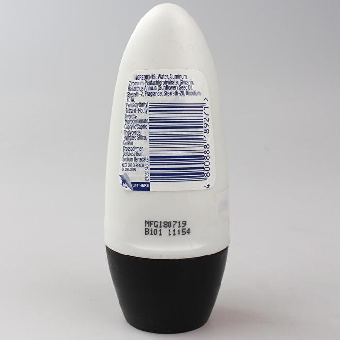 Rexona 50ml Deodorant Roll On Invisible Dry Black & White 6 pieces