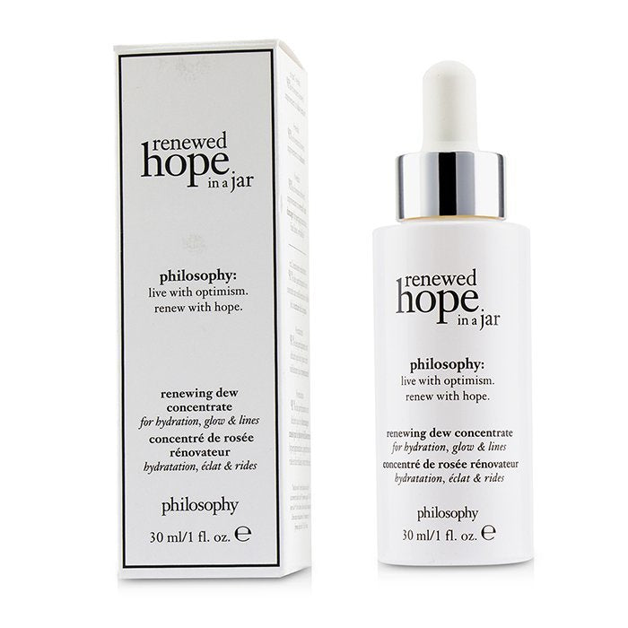 Philosophy Renewed Hope In A Jar Renewing Dew Concentrate - For Hydrating, Glow & Lines 30ml/1oz