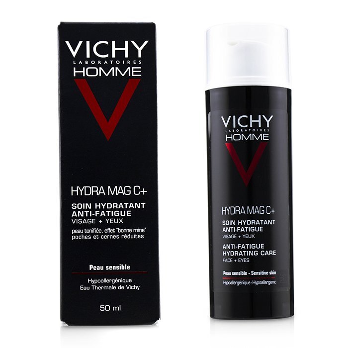 Vichy Homme Hydra Mag C+ Anti-Fatigue Hydrating Care Face + Eye Moisturizer (For Sensitive Skin) 50ml/1.69oz