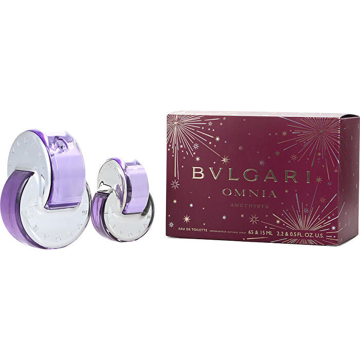 Bvlgari Omnia Amethyste Eau De Toilette Spray 65ml/2.2oz & Eau De Toilette Spray 15ml/0.5oz