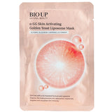 Natural Beauty BIO UP a-GG Skin Activating Golden Yeast Liposome Mask  1sheet