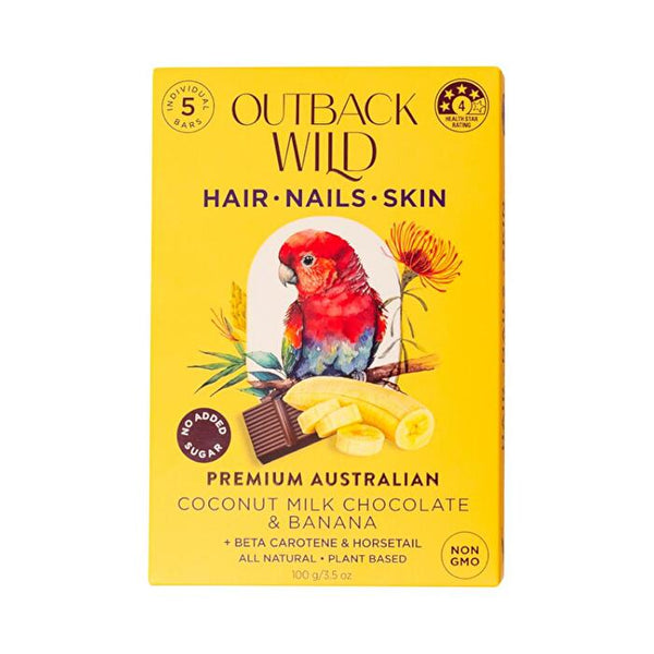 Coco Processors Pty Ltd Outback Wild Hair Skin Nails Coco Milk Choc Banana 20g