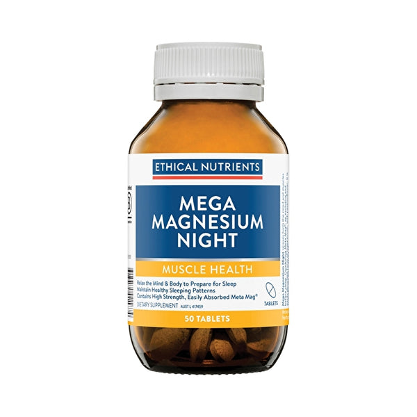Metagenics Ethical Nutrients Mega Magnesium Night 50t
