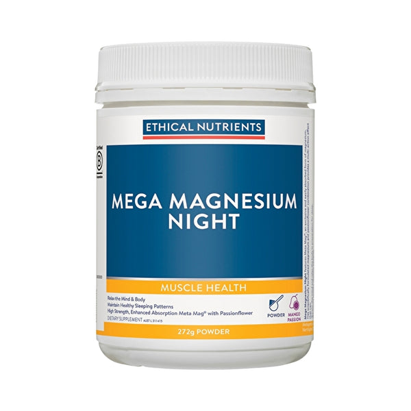 Metagenics Ethical Nutrients Mega Magnesium Night Mango 272g
