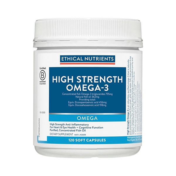 Metagenics Ethical Nutrients High Strength Omega 3 120c
