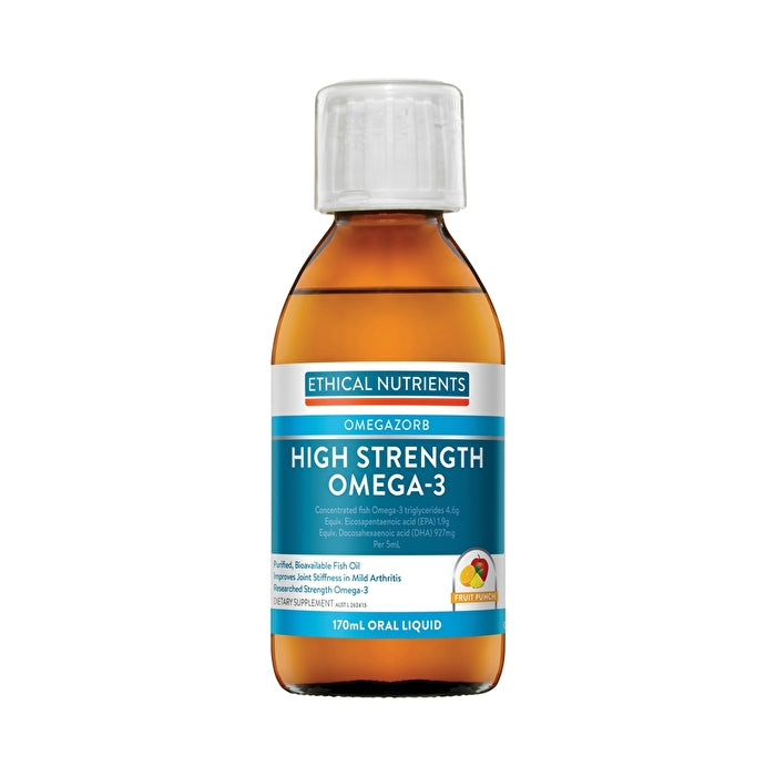 Metagenics Ethical Nutrients Hgh Strength Omega 3 Fruit Punch 170ml
