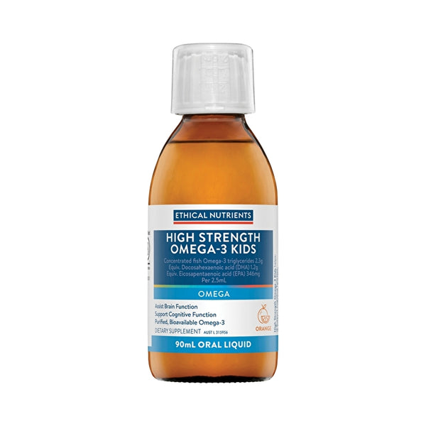 Metagenics Ethical Nutrients Hgh Strength Omega 3 Kids Orange 90ml