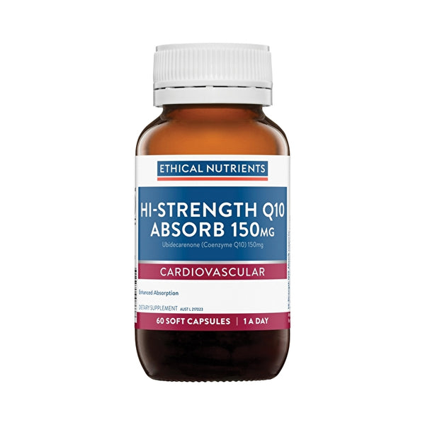 Metagenics Ethical Nutrients Hi Strength Q10 Absorb 150mg 60c