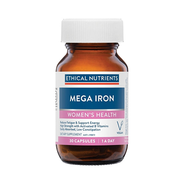 Metagenics Ethical Nutrients Mega Iron 30c
