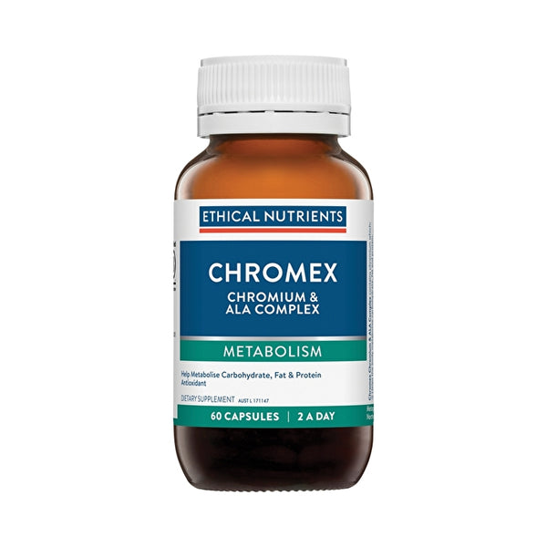Metagenics Ethical Nutrients Chromex Chromium Ala Complex 60c