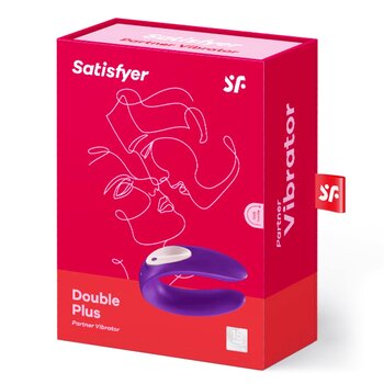 Satisfyer Double Plus Partner Vibrator  1pc