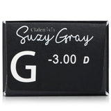 Clalen 1 Day Iris Suzy Gray Color Contact Lenses - - 3.00  30pcs
