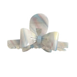 Polka Dot Double-Sided French Ribbon Hair Claw –  Medium