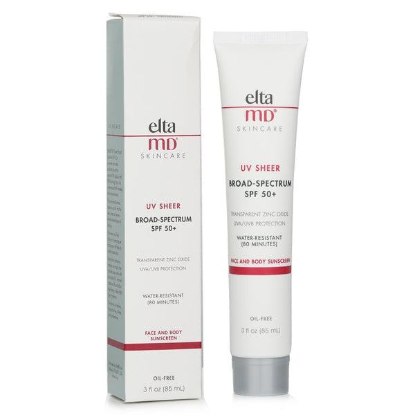 EltaMD UV Sheer Broad-Spectrum SPF 50+ Sunscreen (For Face and Body)  85ml/3oz