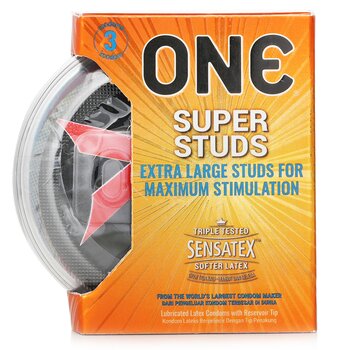 One Super Studs Condom 3pcs  3pcs/box