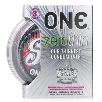 One Zerothin Condom 3pcs  3pcs/box