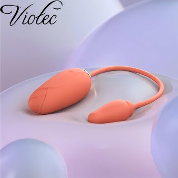 VIOTEC Flora Vibrator - # Orange Red  1pc