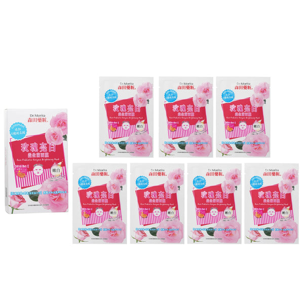 Dr. Morita Rose Probiotics Enzyme Brightening Mask  7pcs