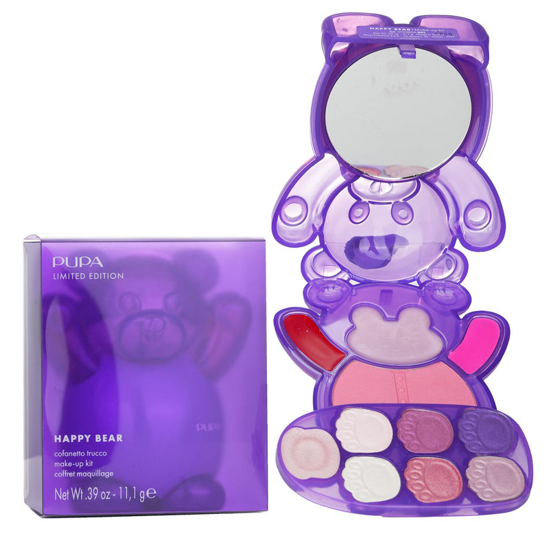 Pupa Happy Bear Make Up Kit Limited Edition - # 001 Violet  11.1g/0.39oz