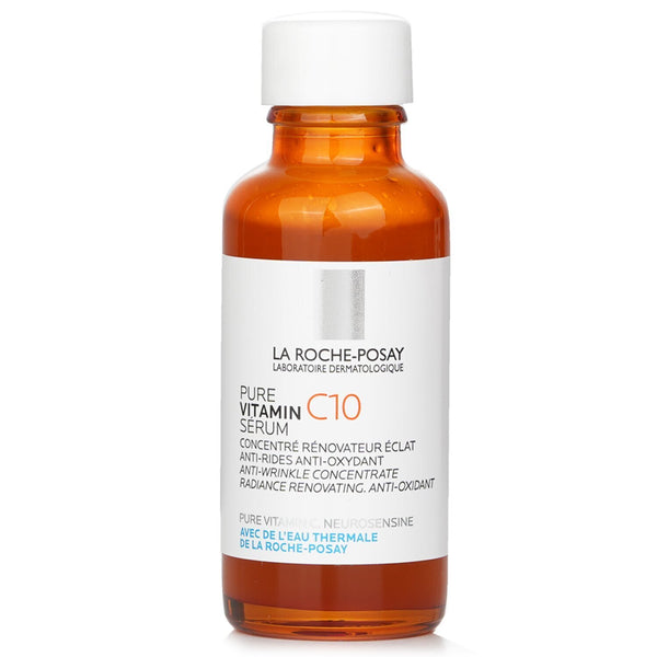 La Roche Posay Vitamin C Serum - Anti-Wrinkle Concentrate With Pure Vitamin C 10% (box slightly damage)  30ml/1oz