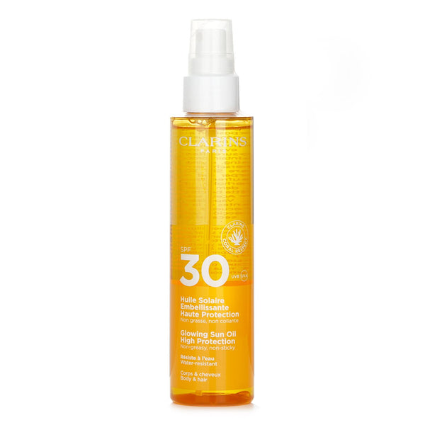 Clarins Glowing Sun Body Oil High Protection SPF 30  150ml/5oz