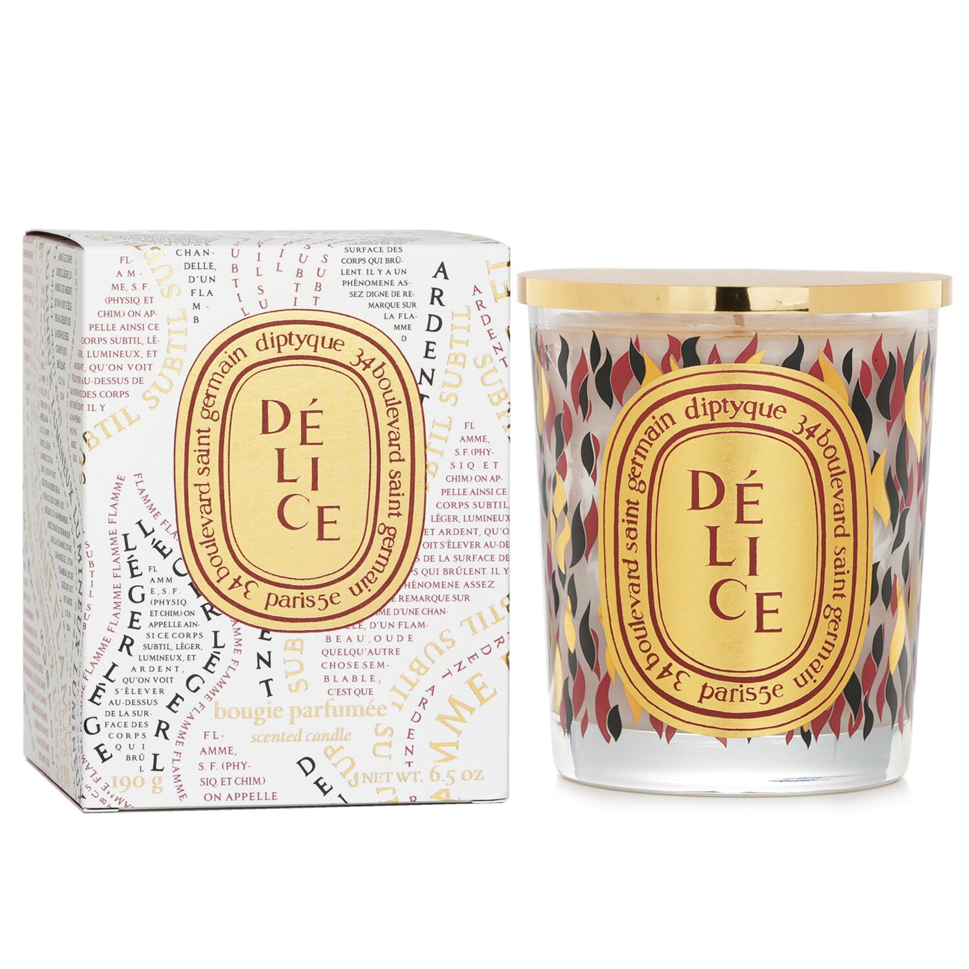 diptyque DÉLICE キャンドル 190g Diptyque Scented Candle - Delice(Delight) 190g/6.5oz – Fresh