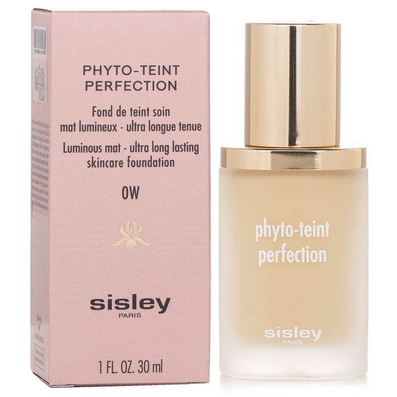 Sisley Phyto Teint Perfection Luminous Mat-Ultra Long Lasting Skincare Foundation - # 0W Porcelaine  30ml/1oz