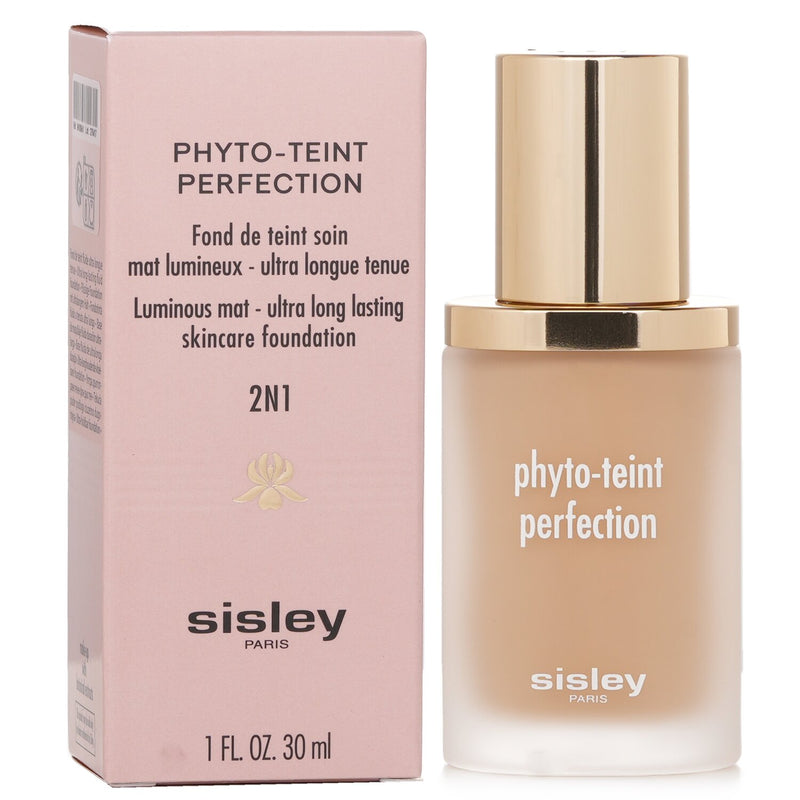 Sisley Phyto Teint Perfection Luminous Mat-Ultra Long Lasting Skincare Foundation - # 2N1 Sand  30ml/1oz