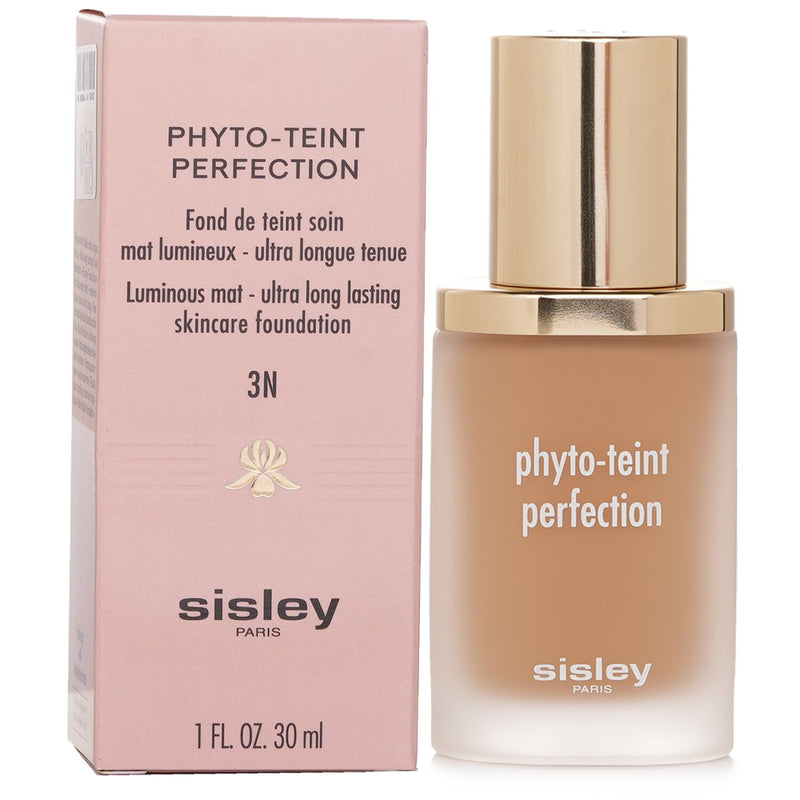 Sisley Phyto Teint Perfection Luminous Mat-Ultra Long Lasting Skincare Foundation - # 3N Apricot  30ml/1oz