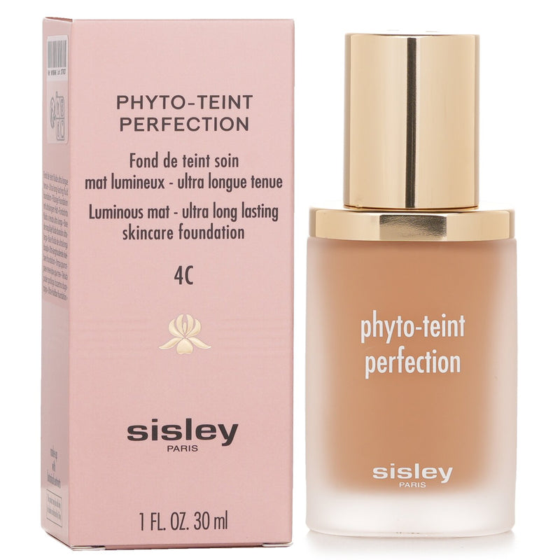 Sisley Phyto Teint Perfection Luminous Mat-Ultra Long Lasting Skincare Foundation - # 4C Honey  30ml/1oz