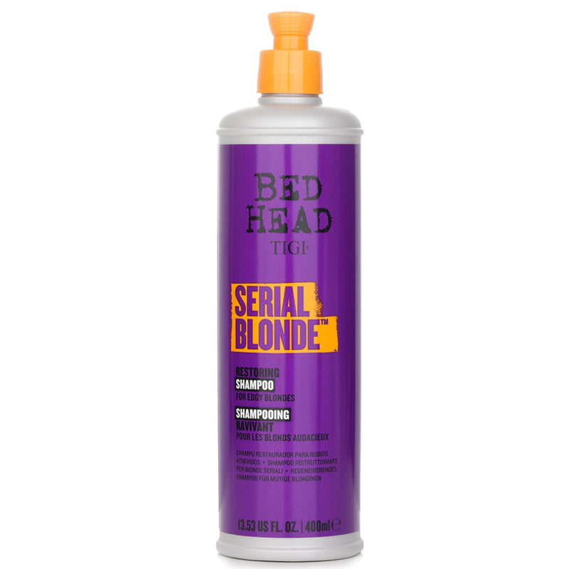 Tigi Bed Head Serial Blonde Restoring Shampoo (For Edgy Blondes)  400ml