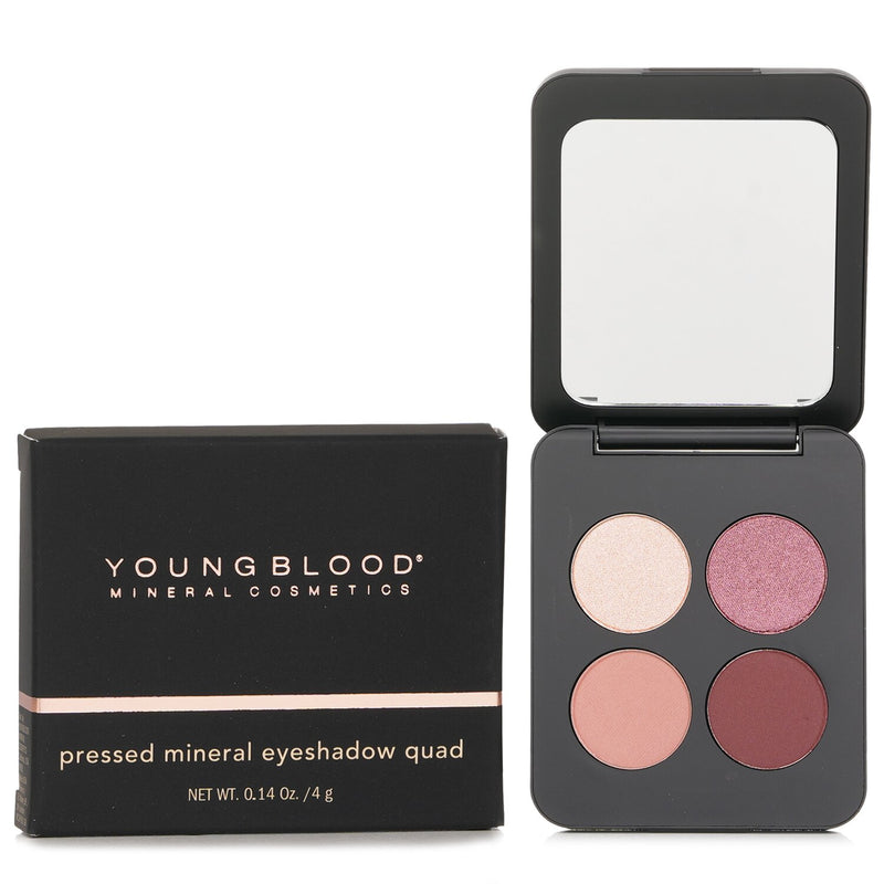 Youngblood Pressed Mineral Eyeshadow Quad - # Garden Party  4g