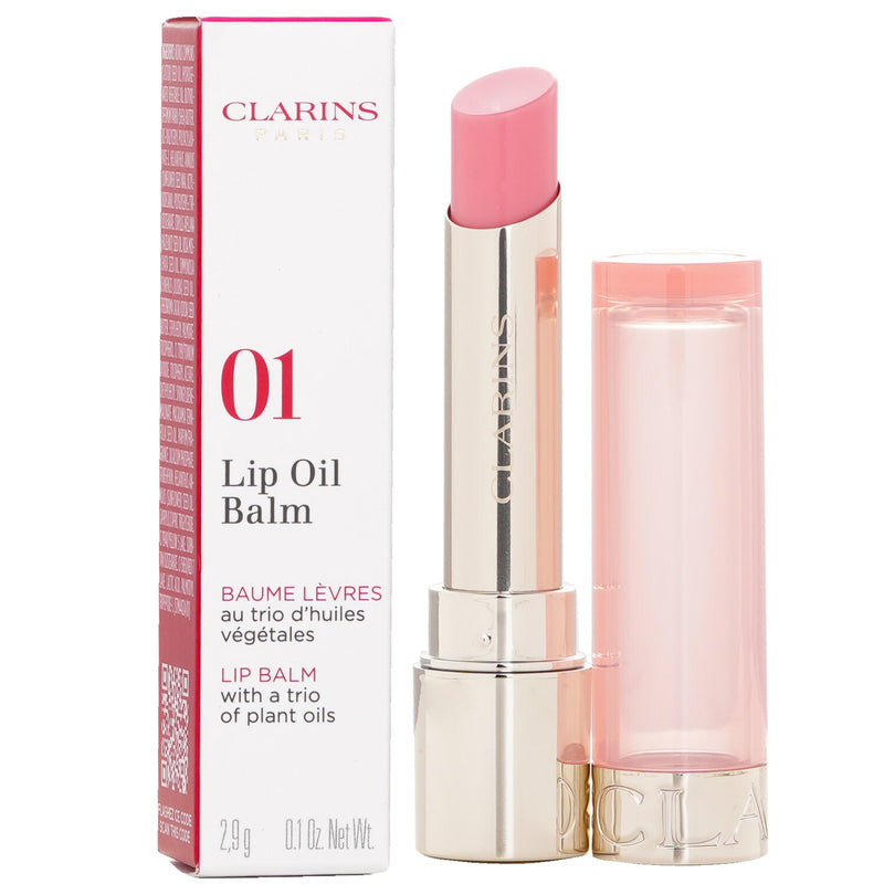 Clarins Lip Oil Balm - # 01 Pale Pink  2.9g