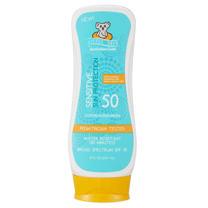 Australian Gold Little Joey Lotion Sunscreen SPF 50 (Sensitive Sun Protection)  237ml/8oz