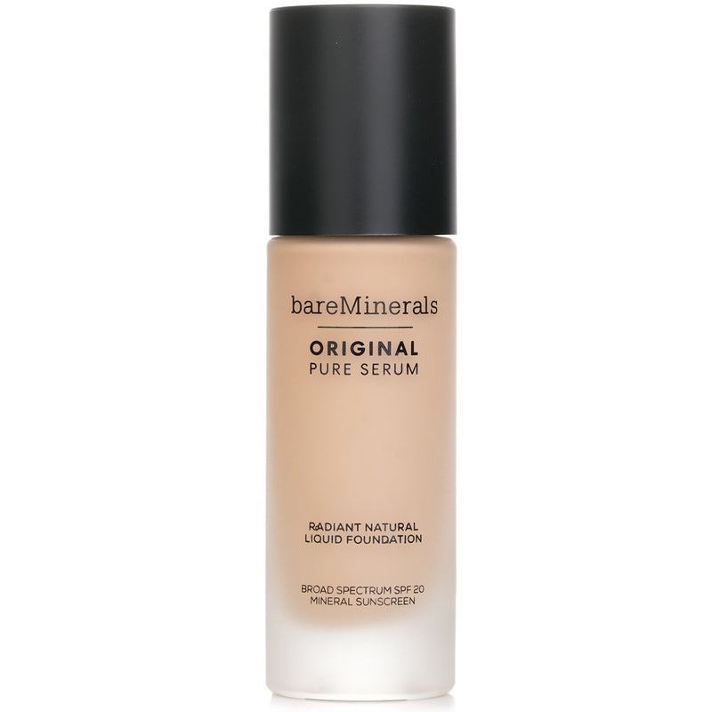 BareMinerals Original Pure Serum Radiant Natural Liquid Foundation Mineral SPF 20 - # Fair Cool 1  30ml/1oz