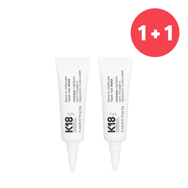 K18 【1+1 Set】Leave-In Molecular Repair Hair Mask  5ml/0.17oz