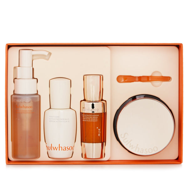 Sulwhasoo Concentrated Ginseng Rejuvenating Cream Rich Set  4pcs