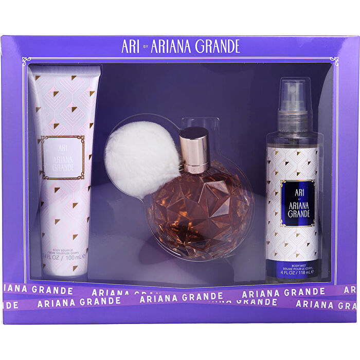 Ariana Grande Ari By Ariana Grande Eau De Parfum Spray & Body Mist 120ml/4oz & Body Souffle 100ml/3.4oz