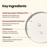 K-Secret Seoul 1988 Essence 100ml – Snail Mucin 97% + Rice Hydrating Facial Essence