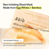 Abib Mild Acidic Ph Sheet Mask Glutathiosome Fit